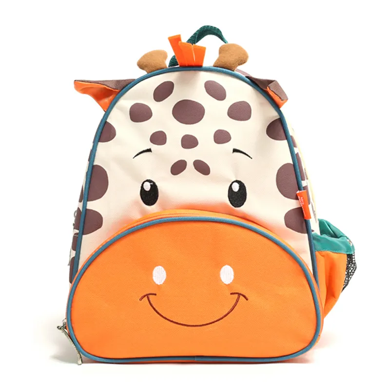 Mochila infantil de animais 3d, mochila fofa personalizada para meninos e meninas