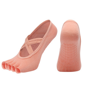 Calcetines de Cinco Dedos Modernos para Mujer, Colores Pastel y Clásicos, Algodón Peinado, Correa en X y Suela con Relieve YOGA - Product Image 6