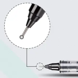 سائل مستقيم سريع الجفاف 0.5 أنبوب إبرة مجموعة أقلام جل لإعادة الملء لوازم القرطاسية قلم بكرة كروية