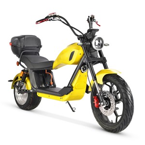 Motocyclette EEC 60v été OEM Mototec gros pneu Lithium scooter électrique noir motos électriques pleine grandeur - Product Image 5