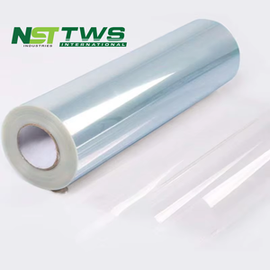 Rollo de película de <span class=keywords><strong>PVC</strong></span> suave transparente normal a prueba de agua, hoja de niebla en relieve de vinilo flexible para protección de silla de mesa - Product Image 1