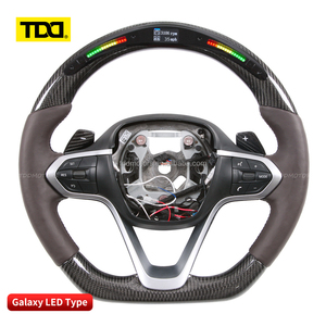 Volante deportivo TDD LED de fibra de carbono para BMW i8, volante personalizado de fibra de carbono genuina - Product Image 3