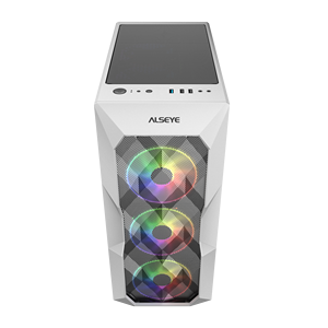 Boîtier d'ordinateur vide <span class=keywords><strong>ALSEYE</strong></span> au design spécial, refroidisseur 360, Big-Jony-W, couleur blanche, boîtier PC - Product Image 4
