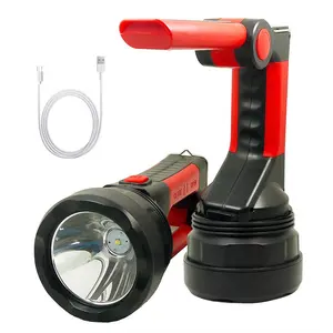 Solar Torch Portable Type-C Rechargeable LED Flashlight