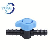 Konektor Selang Air Murah Bahan PP Berkualitas Tinggi, Pipa Taman 1/2" 3/4" Ulir Jantan, Konektor Barb Selang Air, Katup Mini Irigasi Tetes