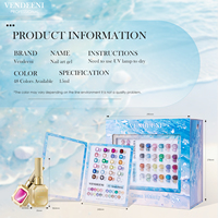 Vendeeni Hot 48 couleurs Perles de verre Gel Polish Effet Œil de Chat Réfléchissant Flash Gel Série Ocean Melody GRATUIT TPO HEMA OEM Gel Polish pour Ongles