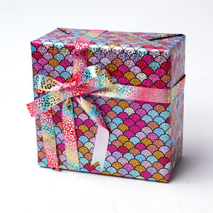 2025 papel de regalo de cumpleaños 43*1000 cm papel metálico papel de regalo embalaje - Product Image 1