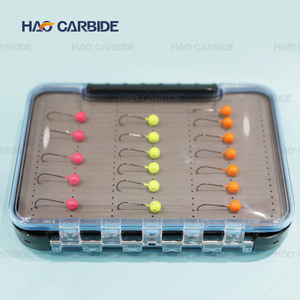 Boîte de pêche pêche à la mouche mouches humides nymphes kit de boîte d'assortiment fait à la main - Product Image 5