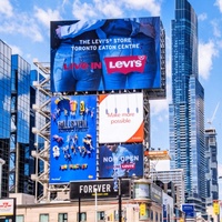 Vente en gros d'écran LED publicitaire imperméable P2.5 P3 P4 P5 P6 grand support pour affichage LED extérieur numérique