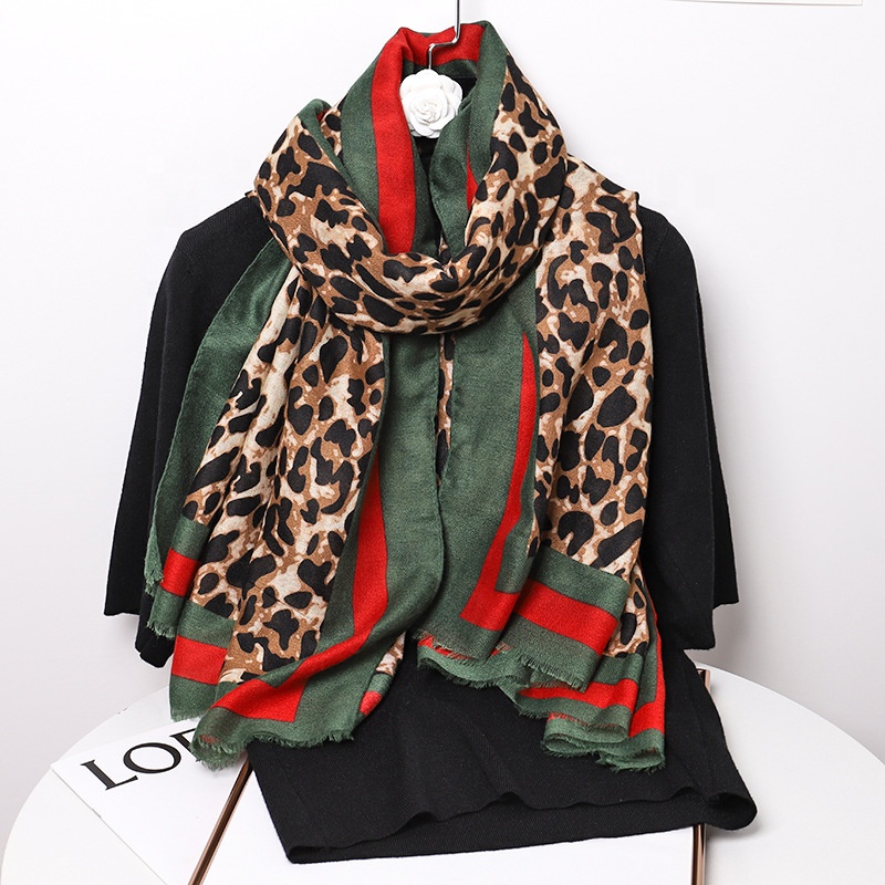小物 COTTON STOLE - BLUE Mop Head Blue Cotton Blend (80% Cotton, 20% Polyester) Loop