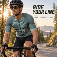 Maillot de cyclisme sur route en gros, haute qualité, respirant, manches courtes, livraison rapide directe d'usine
