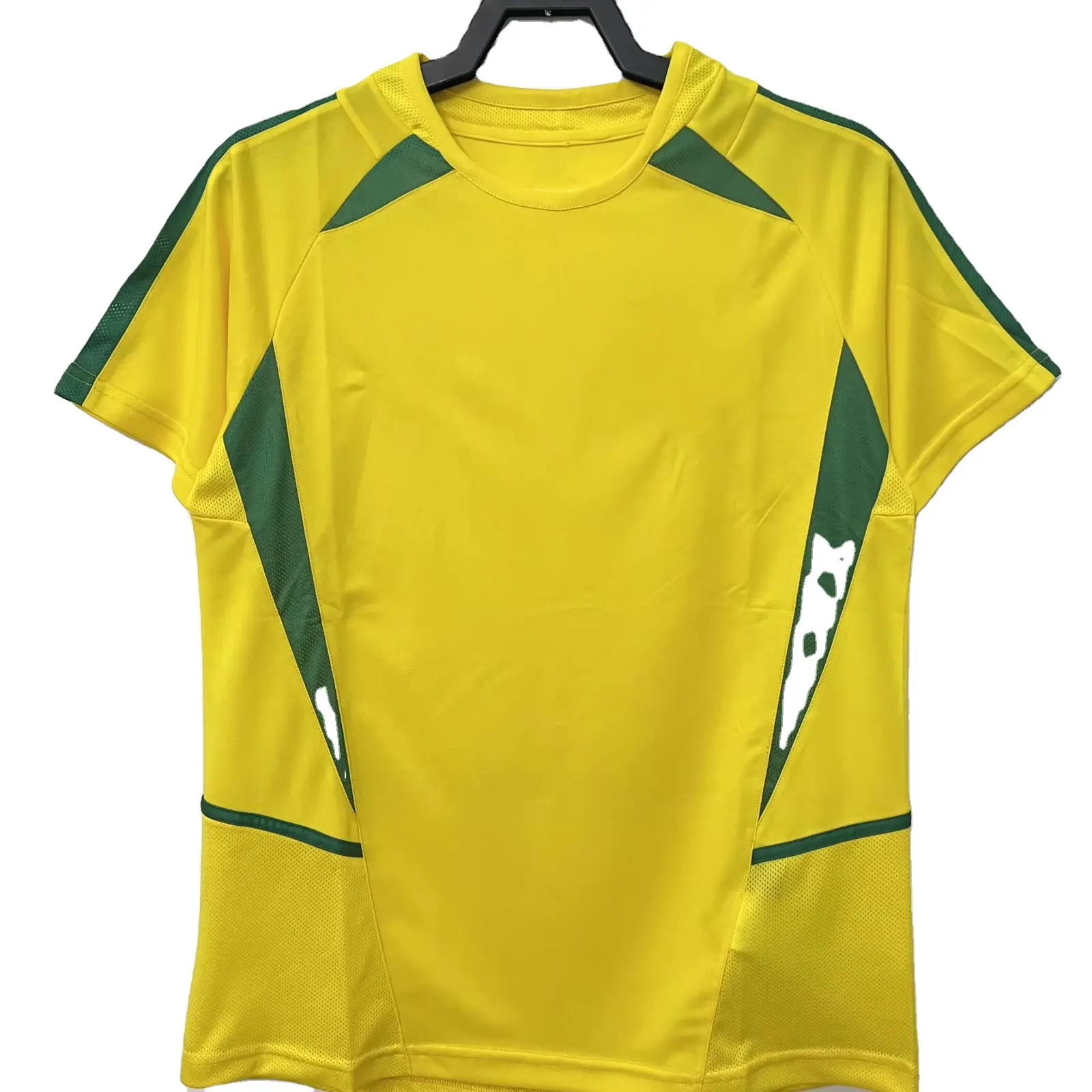 Wholesale high quality brazil jersey football custom name number thailand classic old retro soccer jersey for men