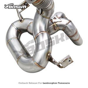 Silenziatore Posteriore BSK per Lamborghini Temerario V8 4.0T 2025-2026, Nuovo Sistema <span class=keywords><strong>di</strong></span> Scarico Boska con Tubi SUS304 e Suono Dinamico - Product Image 5