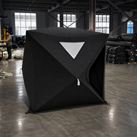 Tenda Sauna Uap Lipat Oxford Persegi Warmfire Baru untuk 4-8 Orang, Portabel, Pantai, Spa Rumah, Detoks, Penurun Berat Badan