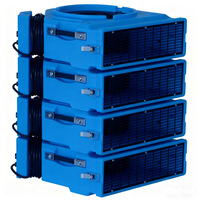 Ventilateur d'air à profil bas Onedry 1/3HP 830CFM avec adaptateur GFCI en chaîne, certifié ETL CE SAA, pour la restauration après dommages par eau