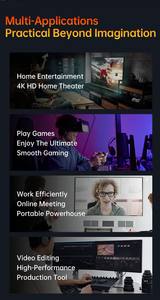 Ordinateur de bureau Mini PC Ryzen Windows10 AMD R7 3750H 4-Core 16GB DDR4 <span class=keywords><strong>Vega</strong></span> 10 Graphics <span class=keywords><strong>Mobile</strong></span> Office Gaming PC 4K DP Type-c - Product Image 5