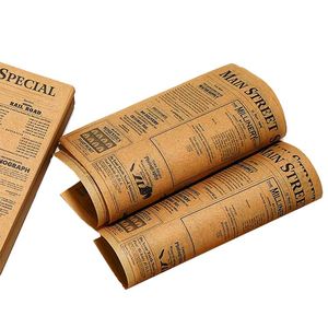 Custom Printed Single-Sided Food Grade Wrappers Uncoated Burger Sandwich Oil and Grease Resistant for Cookies - Product Image 1