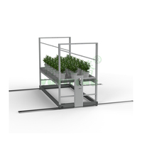 Grand support vertical hydroponique de table de culture de roulement d'agriculture d'intérieur pour la croissance optimale de culture