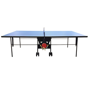 Tavolo da <span class=keywords><strong>Ping</strong></span> <span class=keywords><strong>Pong</strong></span> Professionale in MDF per Interni, Design Pieghevole con Telaio in Acciaio e Gambe da 60 kg - Vendita Diretta dalla Fabbrica - Product Image 2