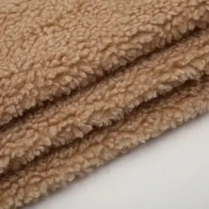 150D Fdy 240Gsm Custom Dyed Telas Fleece Double Brush Polar Fleece Polyester Fabrics Manufacturing