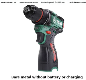 <span class=keywords><strong>18V</strong></span> <span class=keywords><strong>batteria</strong></span> elettrica agli ioni di litio di potenza ricaricabile Brushless portatile portatile cacciavite industriale strumenti per chiavi 60N.m - Product Image 2