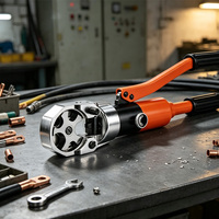 Herramienta de crimpado hidráulica eléctrica TUBO HP-210D, crimpadora manual para crimpado de puntas