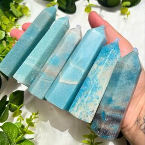 Torre de Cristal de Trolleita Pulida de Alta Calidad al por Mayor, Artesanía de Cristal de Piedra Natural para Decoración y Sanación - Product Image 1