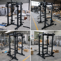 Sistem Kabel Pulley Lat Pulldown FRS Multi Fungsi Power Tower 12 Posisi Peralatan Latihan Kekuatan Gym Rumahan