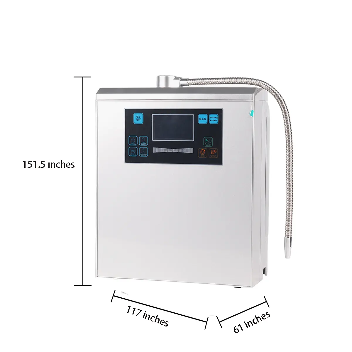 BW-6000 Marke Alkalisches Wasser Ionisator 11.5 ph Größere Kapazität 10000L LCD Intelligente Anzeige