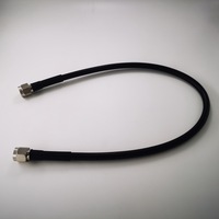 Cable eléctrico de 914,4mm, doble tipo N, enchufe macho, conector Coaxial Rf de crimpado, ensamblaje de fabricantes, Cable Coaxial de puente LMR400