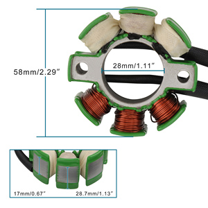 GOOFIT Bobine de stator de générateur de moto pour SUZUKI RMZ250 <span class=keywords><strong>RMZ</strong></span> <span class=keywords><strong>250</strong></span> RM-Z250 2007 - <span class=keywords><strong>2009</strong></span> 2008 - Product Image 2
