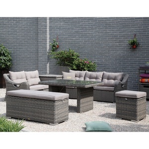 OSMEN NARCISSUS-<span class=keywords><strong>Tumbona</strong></span> de mimbre para jardín, 2 plazas, módulo de brazo derecho, sofá, silla de mimbre para uso en <span class=keywords><strong>terraza</strong></span> al aire libre - Product Image 5