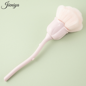 Jiniya Wholesale New <strong>Nail</strong> Art Tool <strong>Brush</strong> <strong>Beauty</strong> New Product pink Rose Cleaning Dust <strong>Nail</strong> <strong>Brush</strong> with Plastic Box - Product Image 1