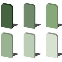 Étagère à livres en bois massif minimaliste moderne à 2 niveaux, bibliothèque arc-en-ciel décorative, fournitures de bureau polyvalentes pour étudiants