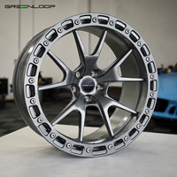 Jantes en aluminium forgées GREENLOOP 17X10.5 pour voitures de course, Beadlock, pour BMW, Benz, Audi, Corvette, Supra, déport 40, PCD 5X112