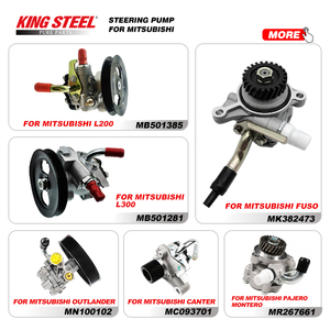 KINGSTEEL-bomba hidráulica de dirección asistida para coche, piezas de repuesto para <span class=keywords><strong>MITSUBISHI</strong></span> PAJERO L200 L300 <span class=keywords><strong>FUSO</strong></span> LANCER CANTER 4D56 6G72 4M40 - Product Image 2