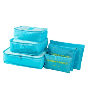 6PCS Travel Storage Bag Set Clothes Shoes Underwear Socks Tidy Organizer for Suitcase Luggage Organizer Packing Cube Bag