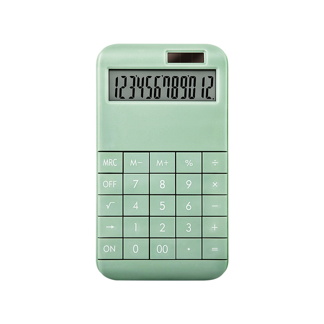 Fashion Multifunctional Solar Energy Standard Function Desktop Calculator