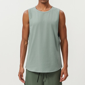 <b>Mens</b> Loose Cotton tank Tops Good Quality Crew Neck Breathable Solid Casual <b>Singlets</b> Sports Vest Running Basketball <b>Singlet</b> - Product Image 5