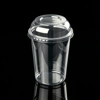 Gobelet en plastique PET à paroi simple personnalisé, 32 oz, pour la restauration, jetable, transparent, à emporter, empilable, qualité alimentaire, vente en gros