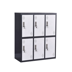 6 Cửa Thép <span class=keywords><strong>Locker</strong></span> Thấp Sáu Ngăn Giày Tổ Chức Tủ Tùy Chỉnh Trẻ Em Quần Áo Túi Lưu Trữ Trường Mẫu Giáo Kim Loại <span class=keywords><strong>Locker</strong></span> - Product Image 1