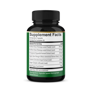 Complément alimentaire à base de plantes, poudre de psyllium naturelle, capsules de psyllium 99%, fabrication OEM/ODM, marque privée, échantillon disponible. - Product Image 2