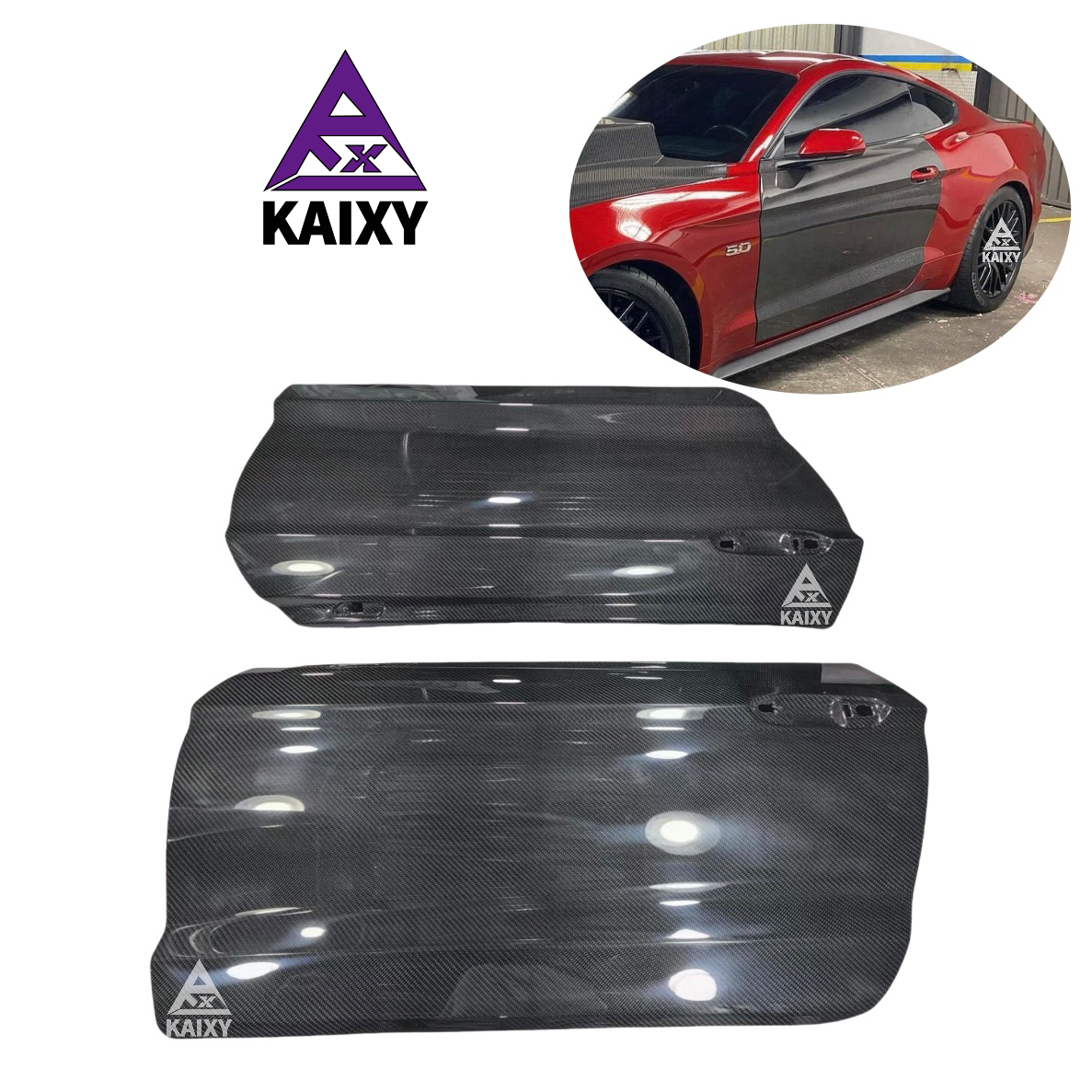 Marco Decorativo Cromado Para Panel De Asiento Ford Mustang 2015-2021 - Accesorio Interior, Protección