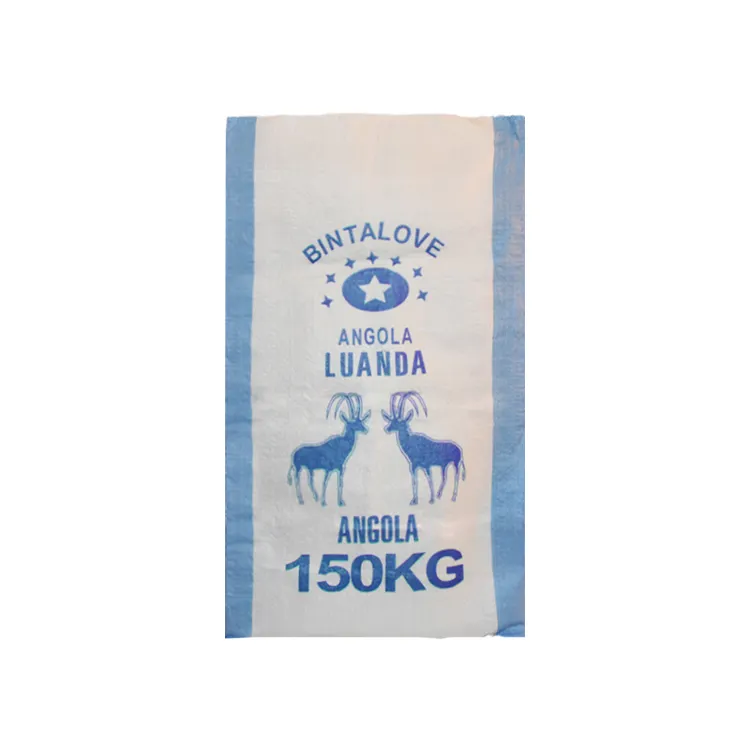 100% nouveau matériau plastique 25kg 50kg pp sac tissé pour grain, riz et farine fabrication sac pp de bonne qualité
