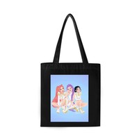 Sac fourre-tout Kpop Demon Hunters Huntrix 40 cm, sac à bandoulière imprimé double face, sac de shopping, cadeau pour les fans de Rumi Mira Zoey