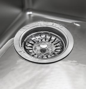 Kit de vidange d'évier de cuisine carré 3-1/2'' en acier inoxydable 304 avec panier-filtre, installation <span class=keywords><strong>sous</strong></span> plan, surface brossée, design moderne - Product Image 3