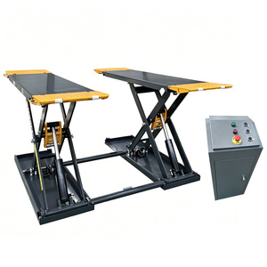 Lève-<span class=keywords><strong>voiture</strong></span> hydraulique à ciseaux mobile à hauteur moyenne, robuste, certifié CE pour <span class=keywords><strong>garage</strong></span> et atelier - Product Image 3