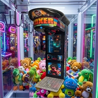 Machine à jetons de jeu de boxe de sac de boxe adaptée aux besoins du client