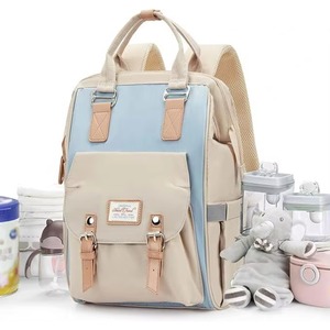 Sac à langer à dos gratuit, mini sacs de maternité, sacs à dos de voyage avec poches isothermes, matelas à langer, sangles pour poussette - Product Image 4