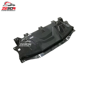 Supra A90 Panel de enfriador de placa de cubierta de <span class=keywords><strong>radiador</strong></span> frontal de fibra de carbono seco para Toyota GR Supra MK5 A90 A91 cubierta de placa bahía de motor - Product Image 2